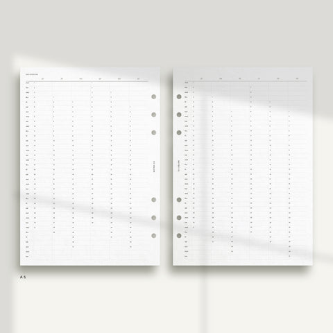 2024 Daily Diary to Print, Refill in French for Printable Planner in  Personal and A6 Format, Dated From January to December 2024 