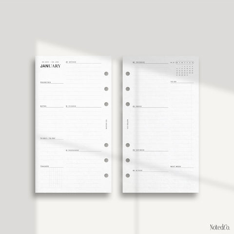 2025 Horizontal Weekly Complete Planner | WO2P