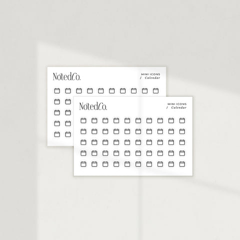 Calendar - Mini Icons