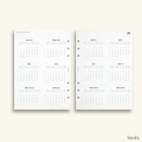 2025 Week on One Page Planner | WO1P