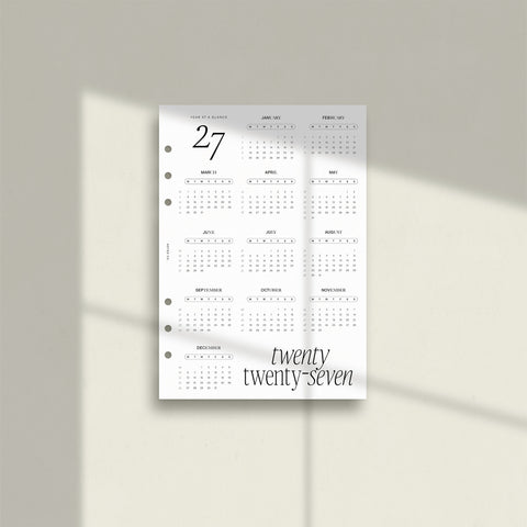 2027 Year at a glance dashboard | NO.2 - PDF