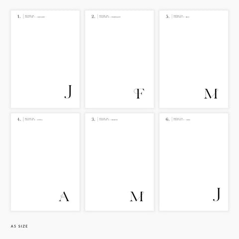 Velvet Monthly Cover Dashboard Pack