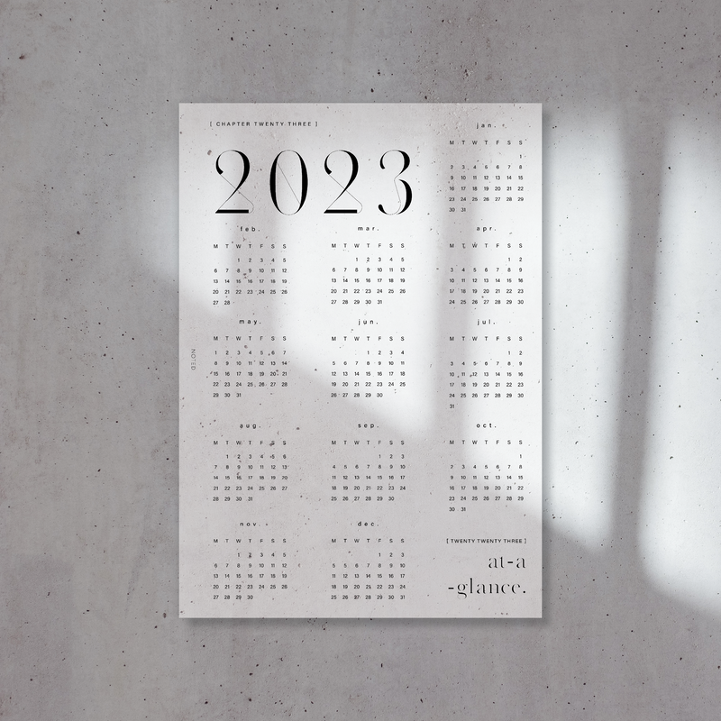 2023 Year at a glance dashboard | NO.1